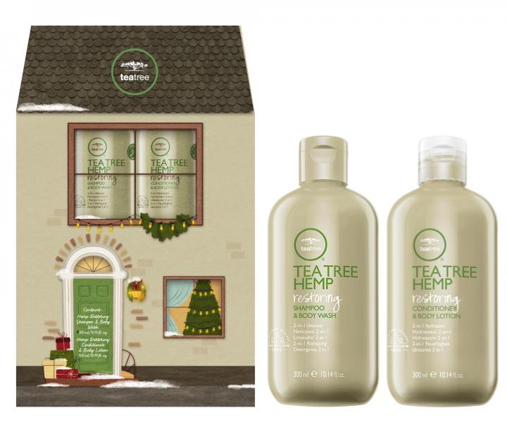 Sada na regenerciu vlasov s konopnm olejom Paul Mitchell Tea Tree Hemp Duo