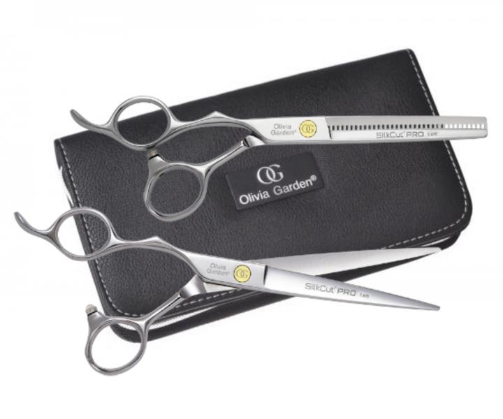 Sada kadern�ckych no�n�c 6,5 "a efila�n�ch no�n�c 6,35" pre �av�kov Olivia Garden SilkCut Pro