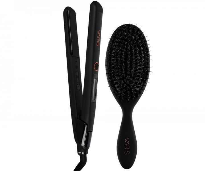 Profesion�lna �ehli�ka na vlasy Varis Smoother + kefa s divia��mi a nylonov�mi �tetinami Varis Smoothing Brush zadarmo