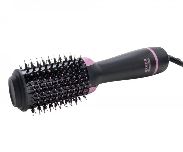 Ov�lna teplovzdu�n� kefa na vlasy Kiepe Professional Home Precision Airbrush Pro - 1200 W, �ierny