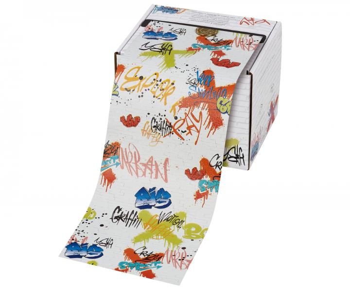 Profesion�lna kadern�cka hlin�kov� f�lia s embossingom Sibel Graffiti - 97 m, 15 mikro, farebn� graffiti design