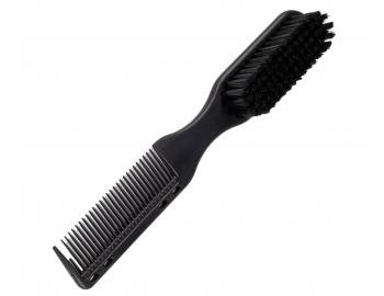 Fade kefa na vlasy a f�zy s hrebe�om Rovra Fade Comb Brush L - �ierny