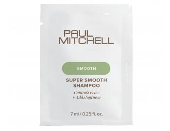 Uhladzuj�ci �amp�n pre krepat� vlasy Paul Mitchell Smooth Super Smooth Shampoo - 7 ml