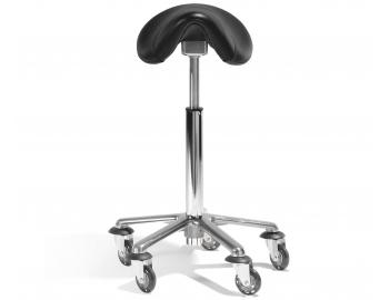 Taburet na kolieskach Sibel Saddle L - �ierny