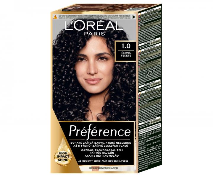 Permanentn� farba Lor�al Pr�f�rence 1.0 �ierna