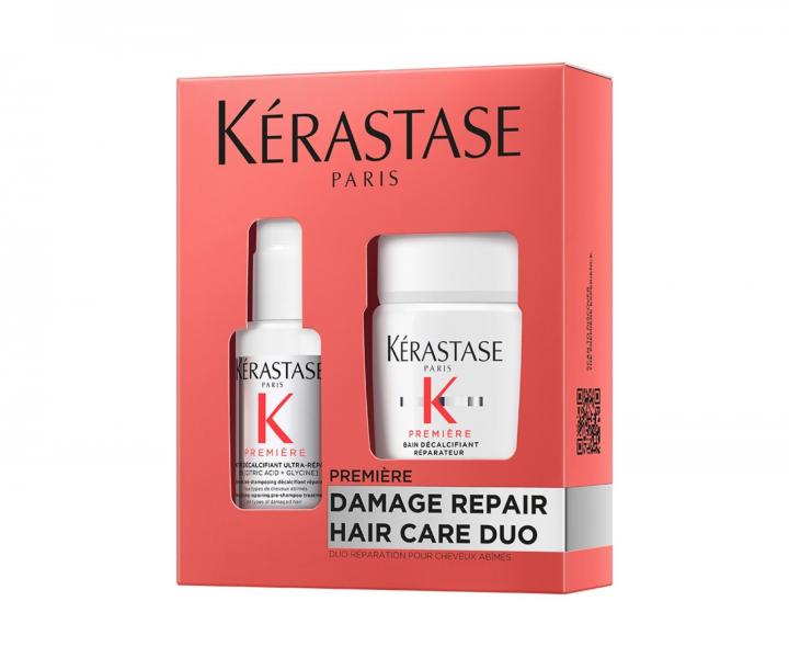Dar�ekov� sada pre obnovu a odv�pnenie po�koden�ch vlasov K�rastase Premi�re Damage Repair Hair Care Duo