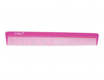 Antistatick� hrebe� na vlasy Sibel 4011617 - 19 cm, ru�ov�