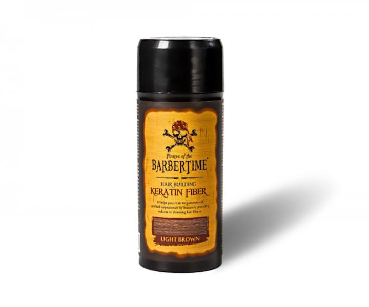 Pder na zakrytie redncich vlasov Barbertime Hair Building Keratin Fiber - 21 g, svetlo hned