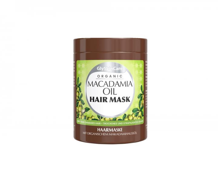 Maska na such� a po�koden� vlasy GlySkinCare Organic Macadamia Oil Hair Mask - 300 ml