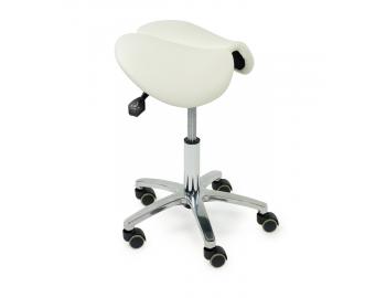 Taburet na kolieskach Sibel Multi Functional - biely