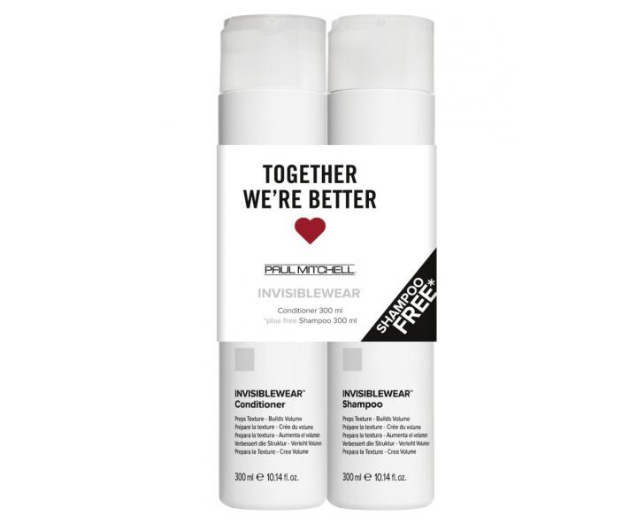 Starostlivos� pre objem vlasov PM Invisiblewear� - 300 ml + �amp�n PM Invisiblewear� - 300 ml ZADARM