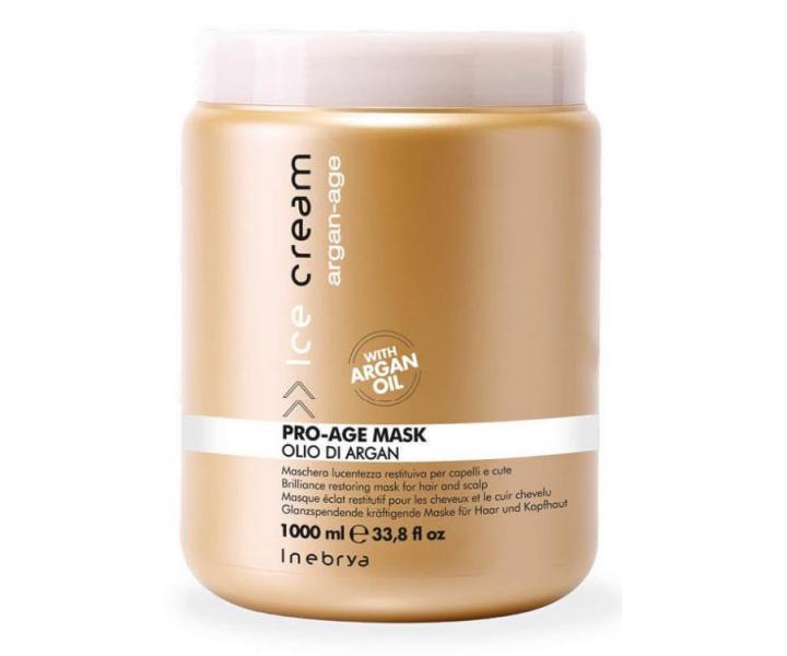 Maska pre po�koden� vlasy Inebrya Argan-Age - 1000 ml