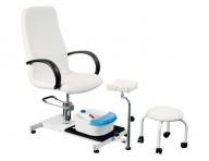 Pedik�rne sada Sibel - kreslo + podno�ka + stoli�ka - biela