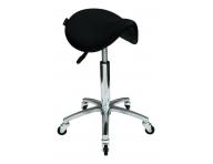 Taburet na kolieskach Hairway Profi - ierny