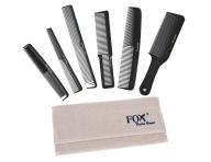 Sada hrebeov Fox Barber Expert - anovej puzdro