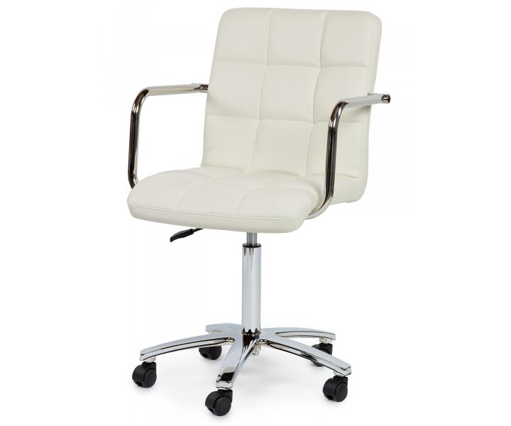 Kozmetick� kreslo na kolieskach Sibel Femke - biele