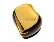 Cestovn kefa na rozesvanie vlasov Tangle Teezer Compact - ierna/zlata
