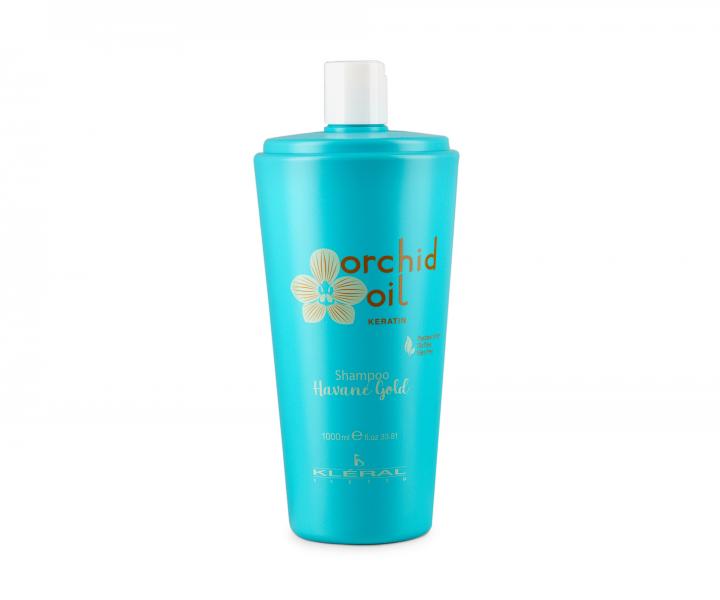ampn pre normlne vlasy Klral System Orchid Oil Keratin Havan Gold Shampoo - 1000 ml