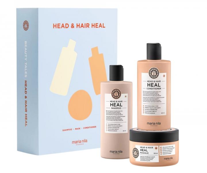 Dar�ekov� sada pre zdrav� poko�ku hlavy Maria Nila Head & Hair Heal