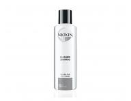 ampn pre mierne rednce prrodn vlasy Nioxin System 1 Cleanser Shampoo - 300 ml