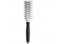 Obojstrann fkacia kefa na vlasy Olivia Garden 2in1 Essential Tunnel Silver - strieborn