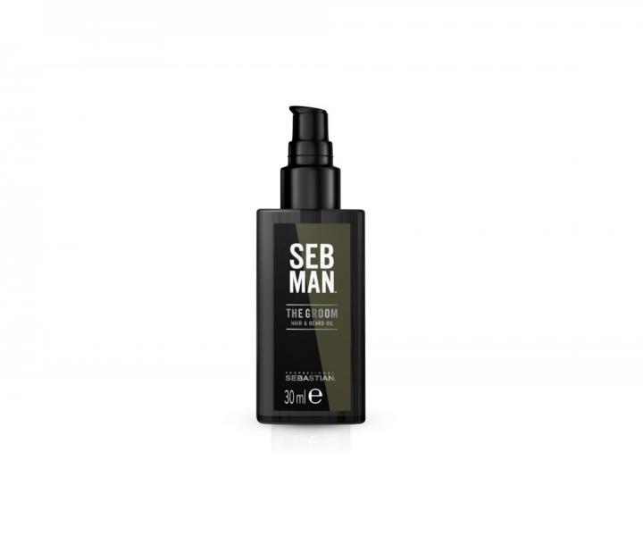Olej na vlasy a fzy Sebastian Professional Seb Man The Groom Hair & Beard Oil - 30 ml