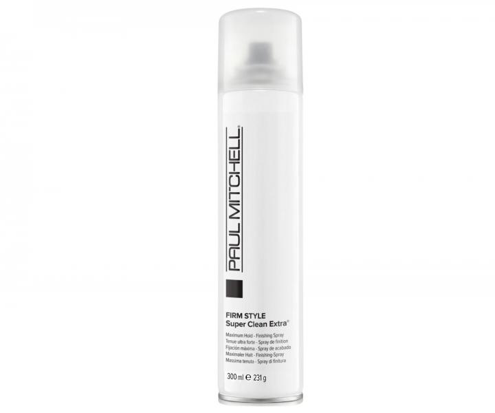 Lak so silnou fix�ciou Paul Mitchell Firm Style Super Clean Extra - 300 ml