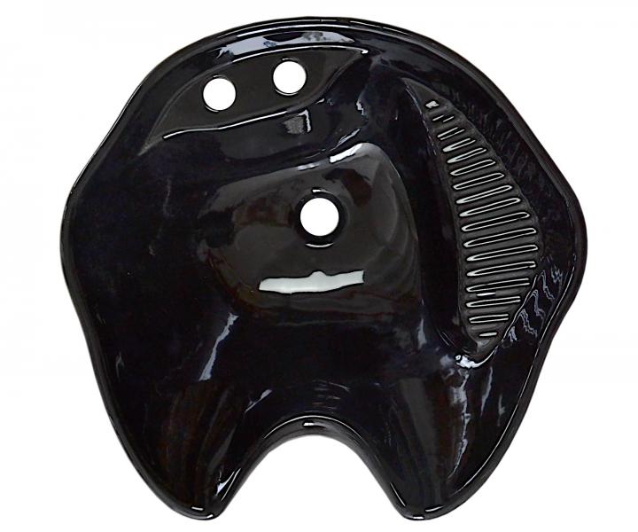 Um�vadlo pre um�vacie boxy Bellazi - keramick�, tvarovan� �ierne