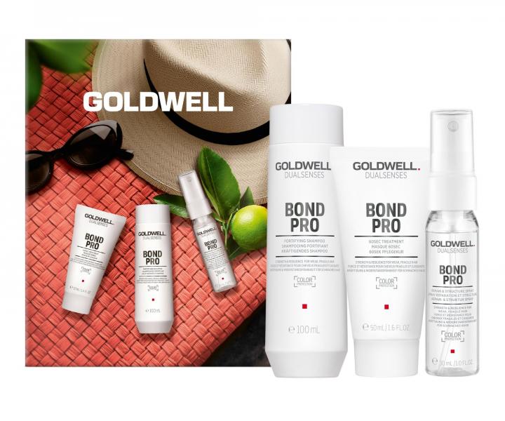 Dar�ekov� sada pre slab� a krehk� vlasy Goldwell Dualsenses Bond Pro Travel Set