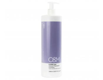T�novacia starostlivos� na vlasy O&M Clean.tone Colour Treatment Platinum - 1000 ml - platinov�
