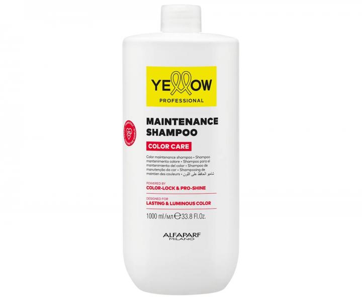 �amp�n na zachovanie farby farben�ch vlasov Yellow Professional Color Care Maintenance Shampoo - 1000 ml