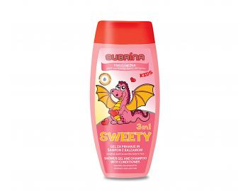Detský sprchový gél a šampón s kondicionérom 3v1 Subrina Sweety - 250 ml