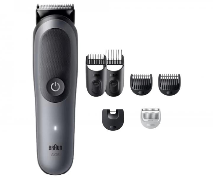Multifunkn zastrihva vlasov, fzov a tela Braun Series 5 AIO5520 - ed