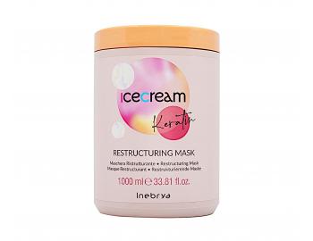 Reštrukturalizačná maska na poškodené vlasy Inebrya Ice Cream Keratin Restructuring Mask - 1000 ml