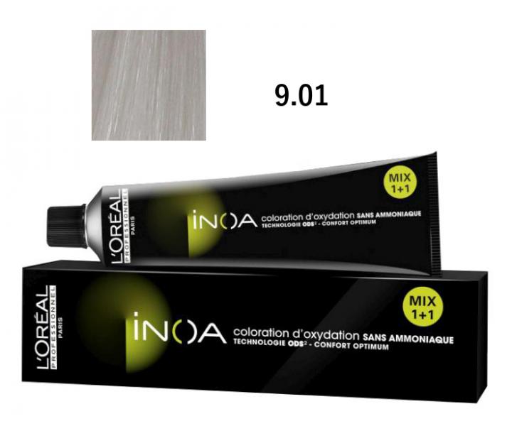 Lor�al Inoa 2 farba na vlasy 60g - odtie� 9,01 blond popolav�
