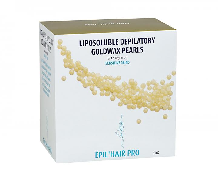 Depila�n� pr�rodn� vosk pre citliv� poko�ku s arganov�m olejom Sibel Pearls Gold - 1000 g