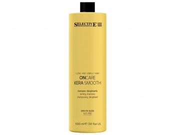 Uhladzuj�ci �amp�n pre dlh� a nepoddajn� vlasy Selective Professional OnCare Kera Smooth Shampoo - 1000 ml