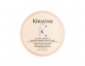 Hydrata�n� a rozjas�uj�ca maska pre pevn� a krepovat� vlasy K�rastase Gloss Absolu Masque Cr�me Hydra-Glaze - 75