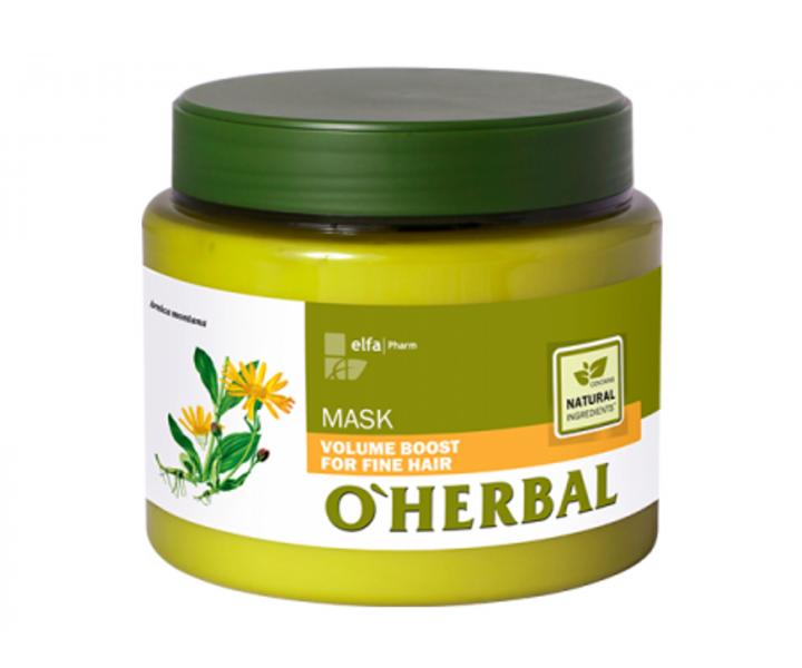 Maska pre objem jemnch a oslabench vlasov OHerbal - 500 ml