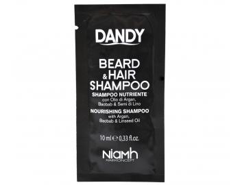 Šampón pre šetrné umývanie vlasov a fúzov Dandy Beard&Hair - 10 ml