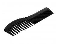 Karbnov hrebe na vlasy a fzy Angry Beards Dual Comb - ierny