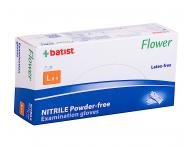 Jednorazové nitrilové rukavice Batist Flower 100 ks - L