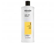 istiaci ampn pre mierne rednce prrodn vlasy Nioxin System 1 Scalp + Hair Shampoo