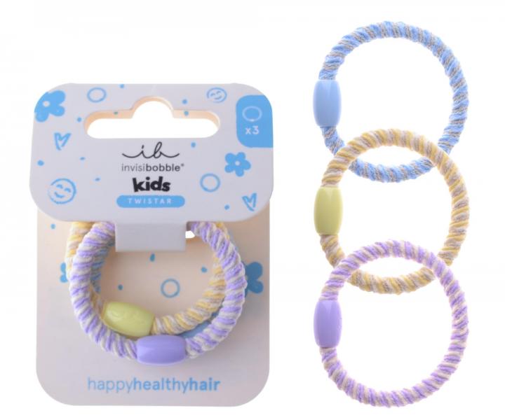 Sada ozdobn�ch gumi�iek do vlasov Invisibobble Kids Twistar Dreamy Braids - 3 ks