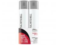 Sada laku so strednou fixciou Paul Mitchell Flexible Style Super Clean Spray - 300 ml - 1+1 zadarmo
