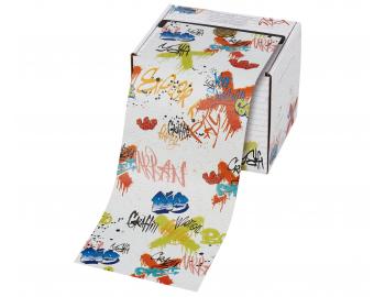 Profesionlna kaderncka hlinkov flia s embossingom Sibel Graffiti - 97 m, 15 mikro, farebn graffiti design