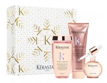 Dar�ekov� sada s olejom pre lesk a hydrat�ciu vlasov so sklonom ku krepovateniu K�rastase Gloss Absolu