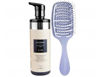 Semi-permanentn regeneran maska Klral Colorama 8.46 - 500 ml, svetl okoldov blond + kefa zadarmo