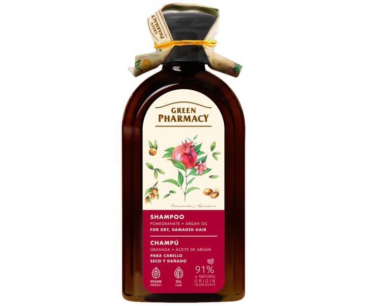 �amp�n pre such� a po�koden� vlasy Green Pharmacy Shampoo - 350 ml