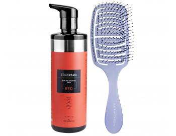 Semi-permanentn regeneran maska &#8203;&#8203;Klral System Colorama Red - 500 ml, erven + kefa zadarmo